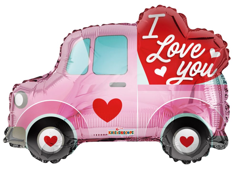 18" Love Truck Shape Balloon