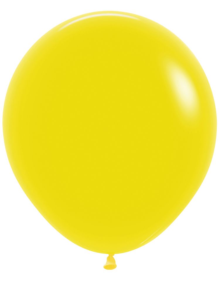 18" Fashion Yellow (25pcs) Sempertex Balloons