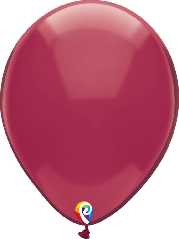Funsational 12" Crystal Burgundy (15pcs) Balloons