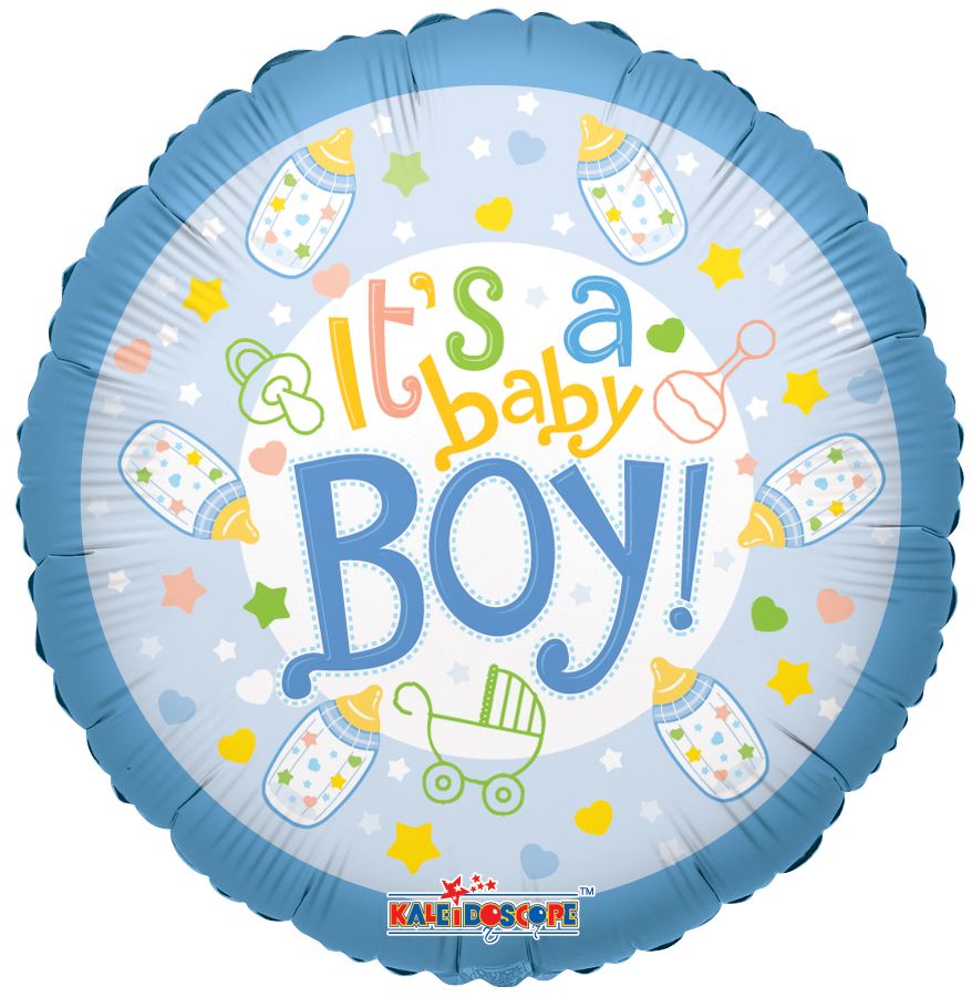 04" Baby Bottle Boy Balloon