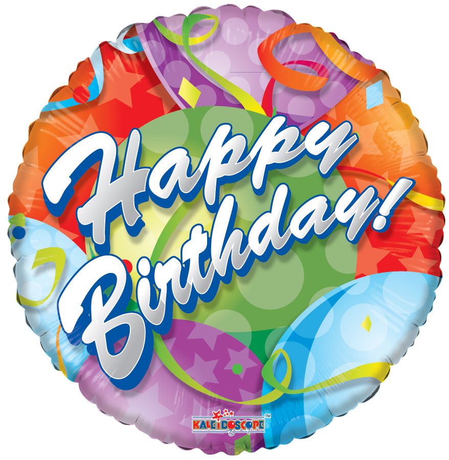 18" Birthday Festive Balloons