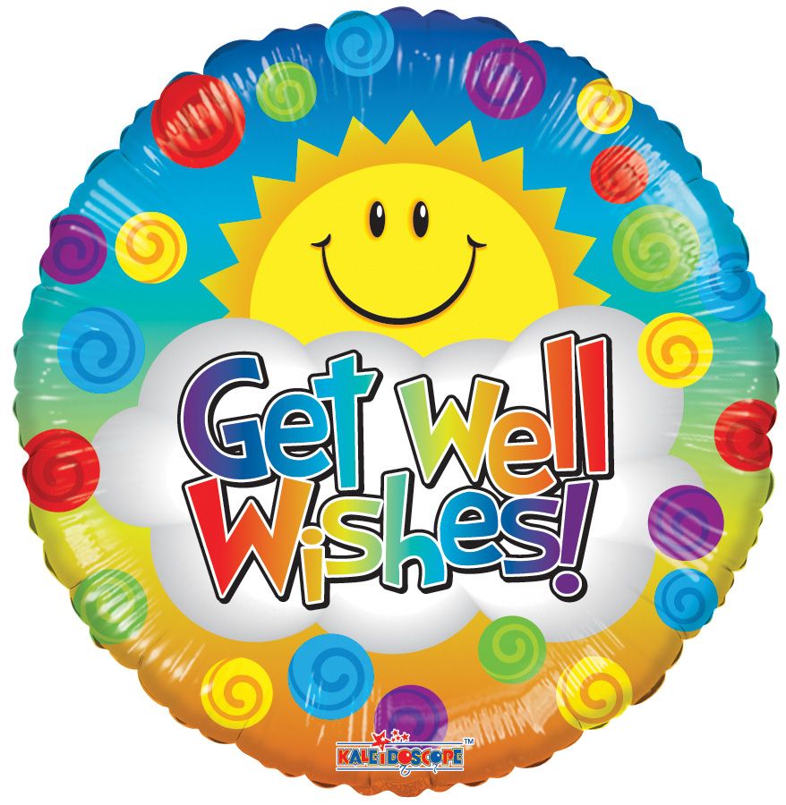 09" Get Well Sunshine Balloon