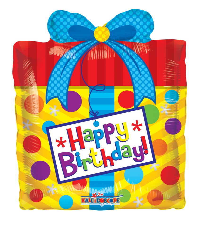 CI: 14" Birthday Present Balloon