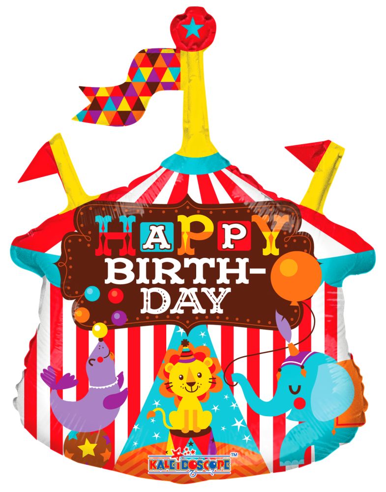 CI: 14" Circus Birthday Balloon
