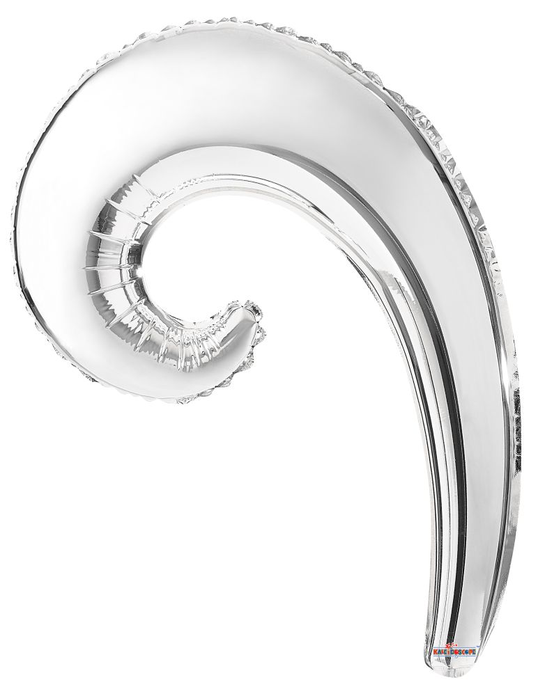 Kurly Wave Silver Balloon