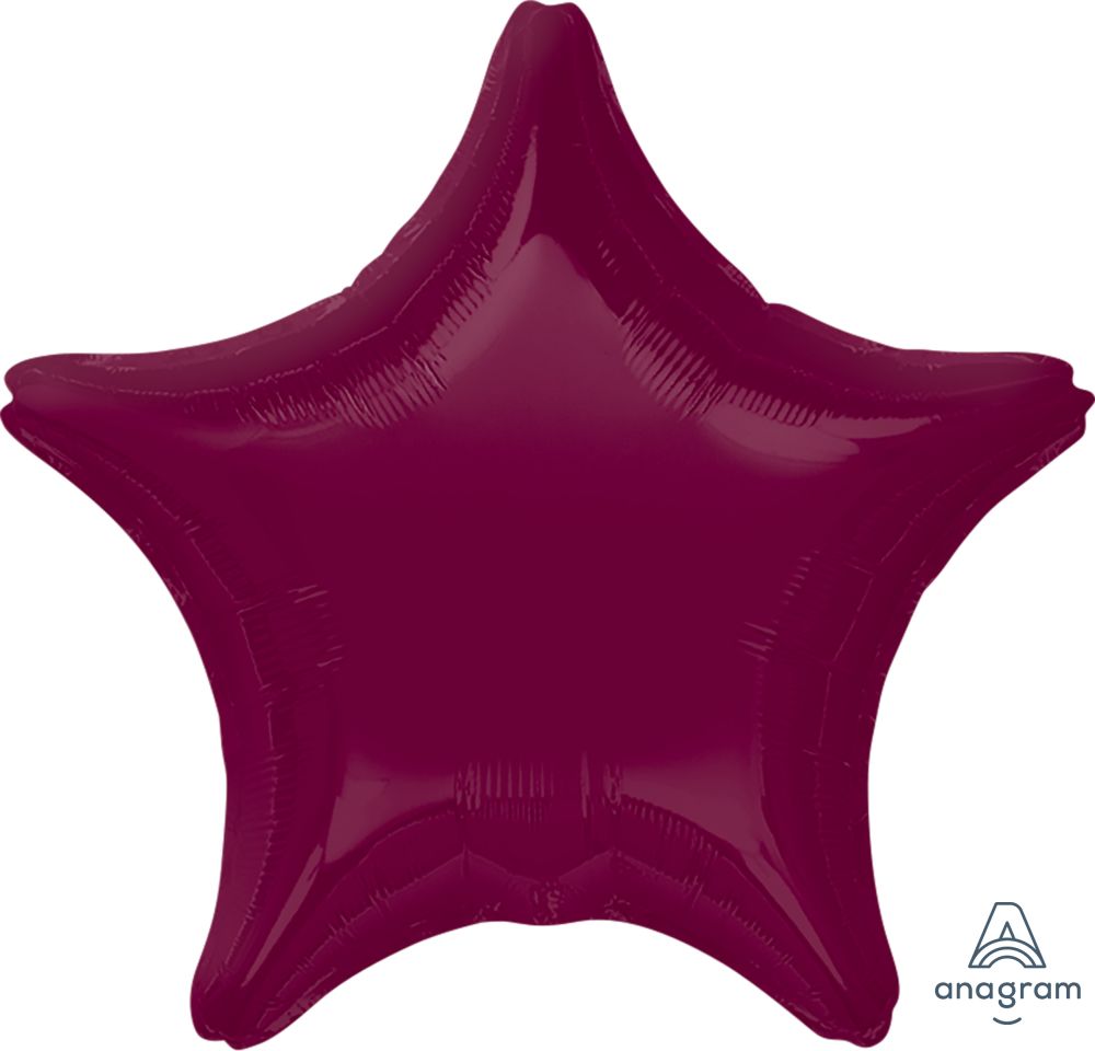 18" Berry Star (non-packaged) Balloon