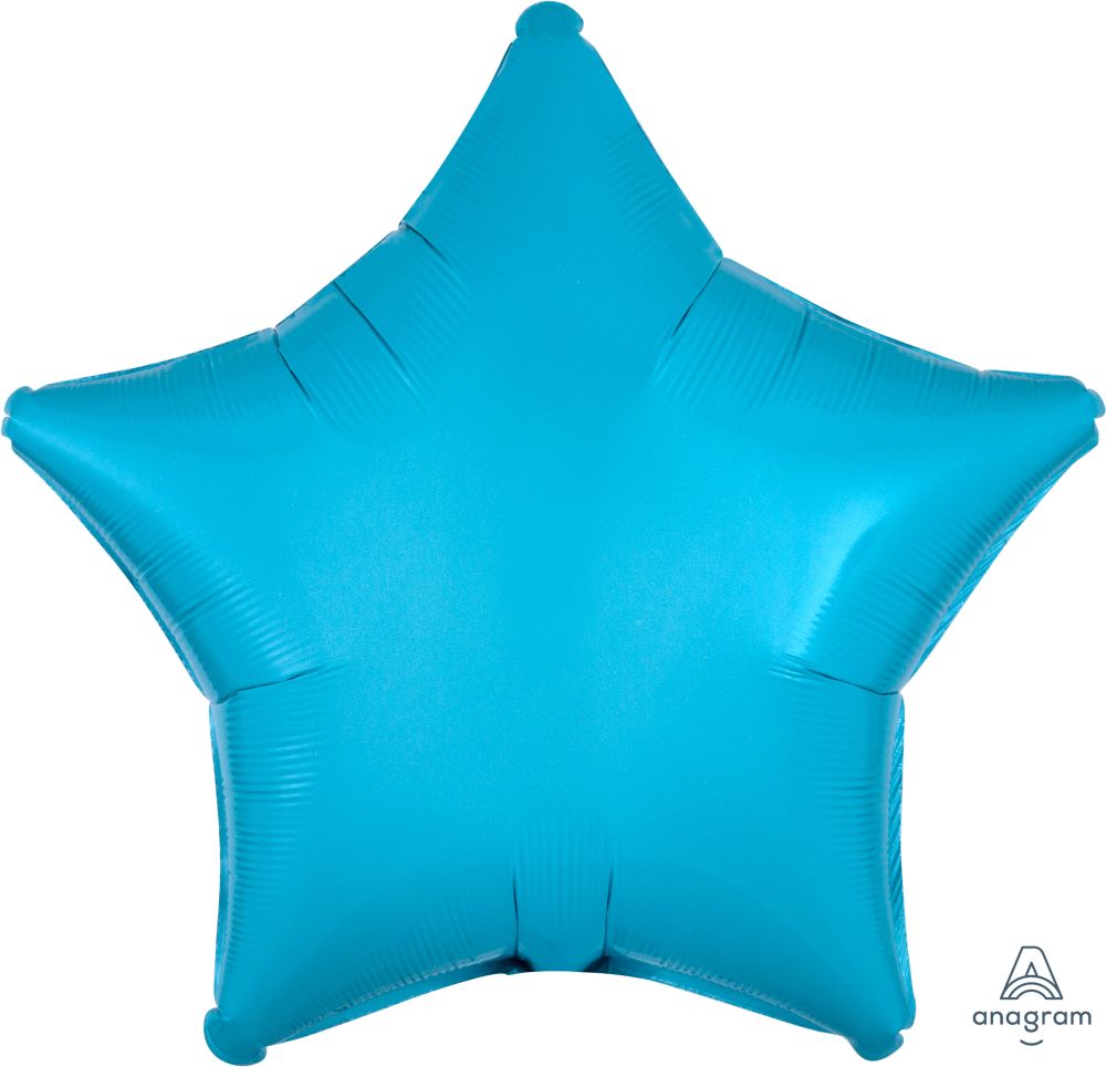 18" Caribbean Blue Star Balloon