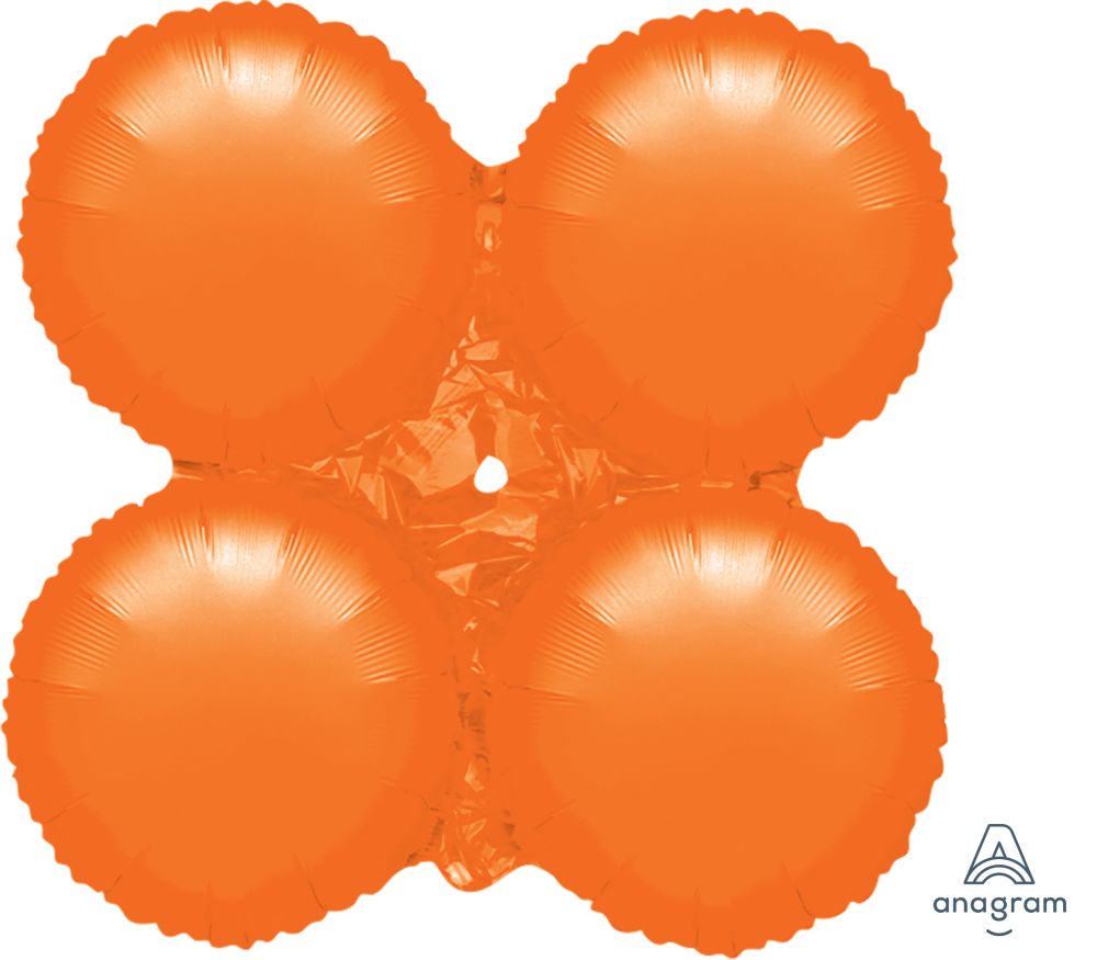 16" MagicArch Metallic Orange Balloon