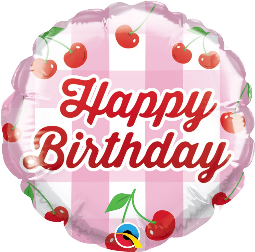 04" Birthday Cherries Balloon