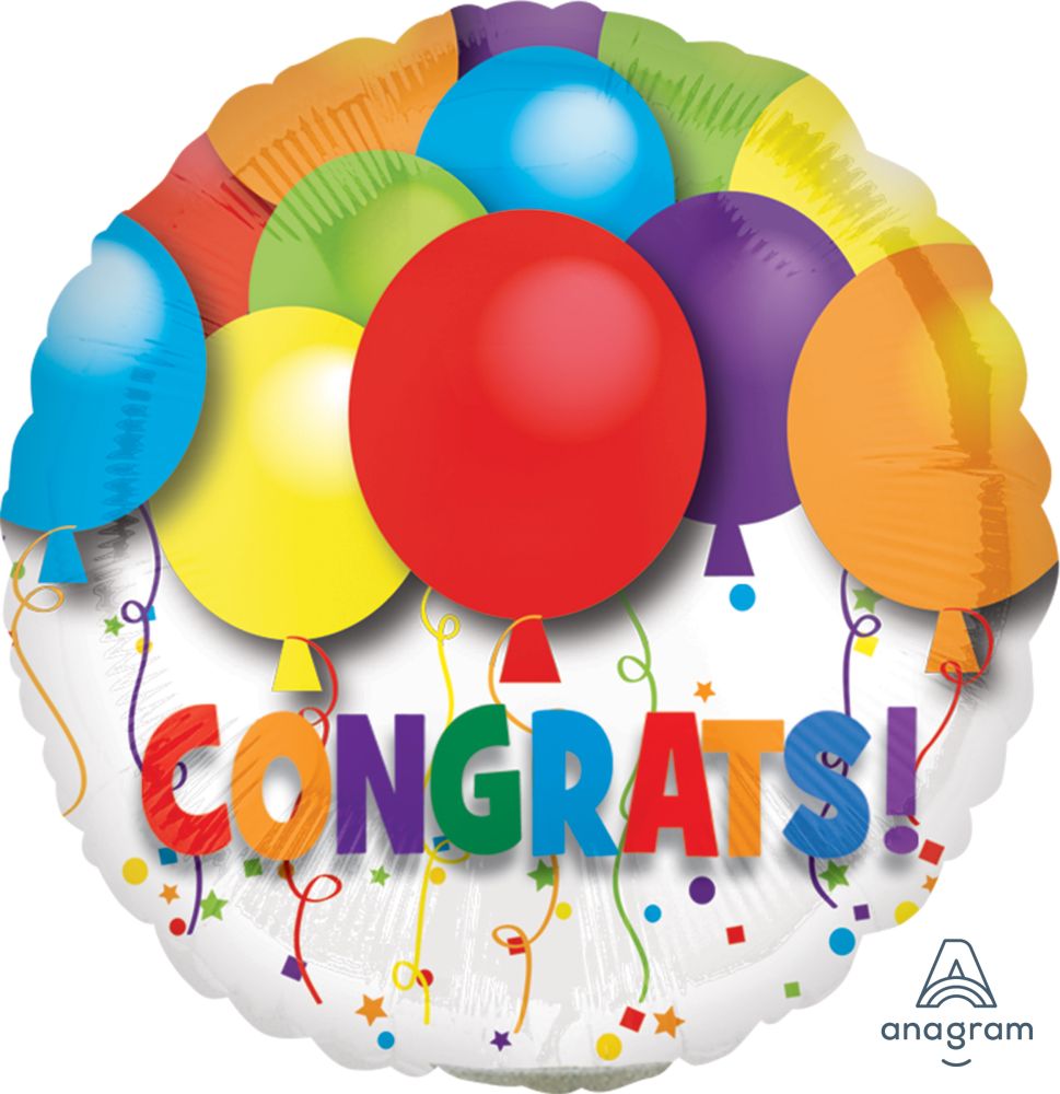 04" Bold Congratulations Balloons