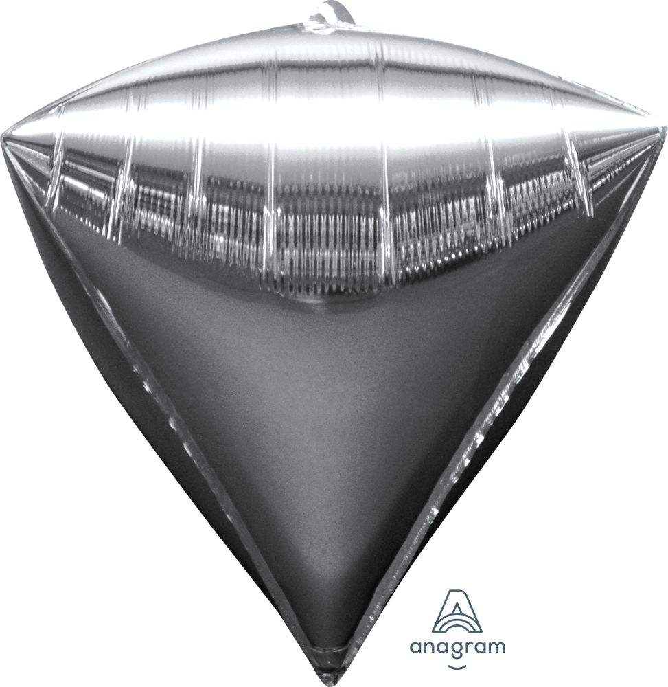 Diamondz 17" Silver Balloon