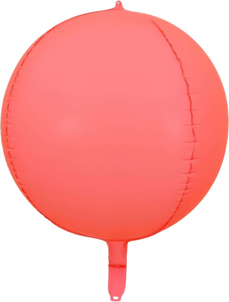 Orb 24" Neon Red Balloon