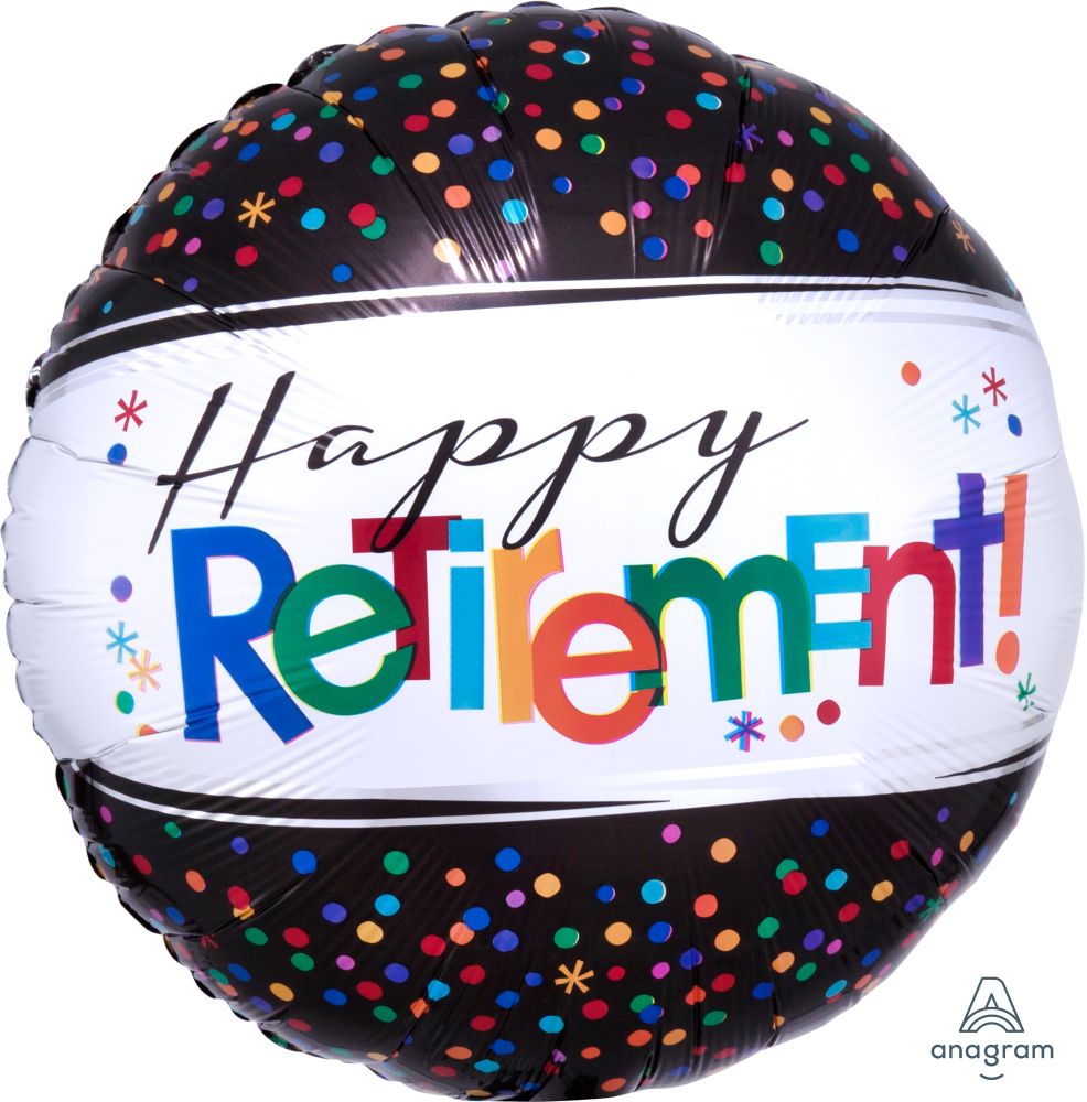 18" Officially Retired Balloon