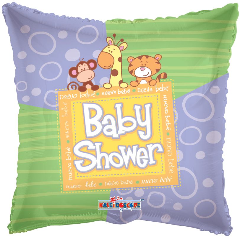 18" Baby Shower Animals Balloon