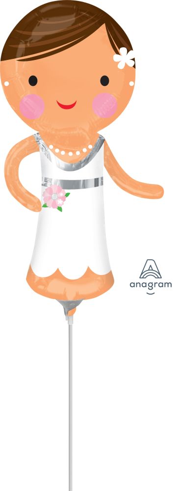 Mini Shape Lovely Bride Balloon