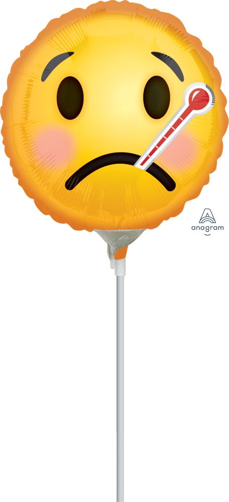04" Get Well Emoticon Balloon