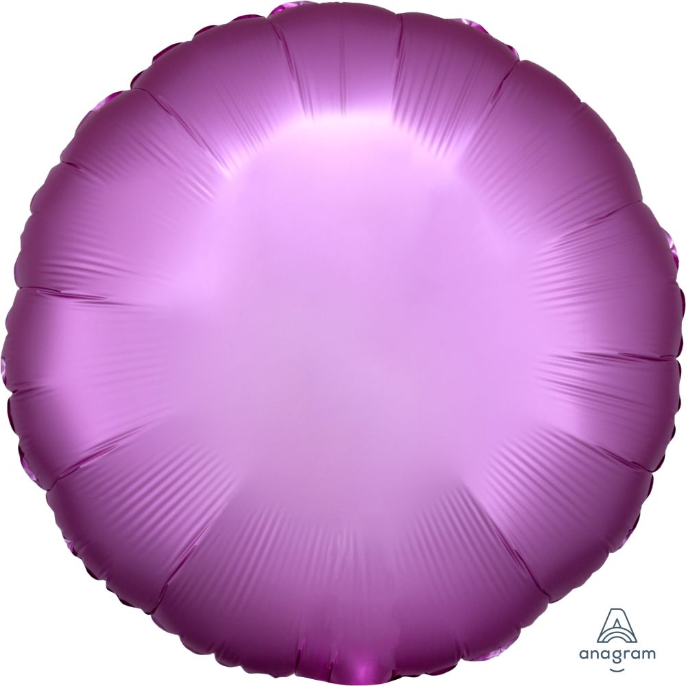 18" Satin Luxe Flamingo Circle (non-packaged) Balloon