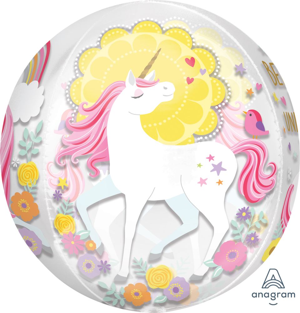 Orbz Magical Unicorn Balloon