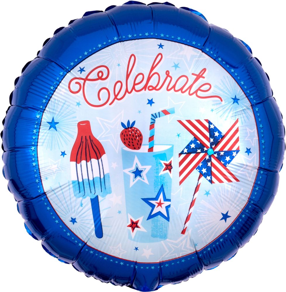 18" Celebrate USA Balloon