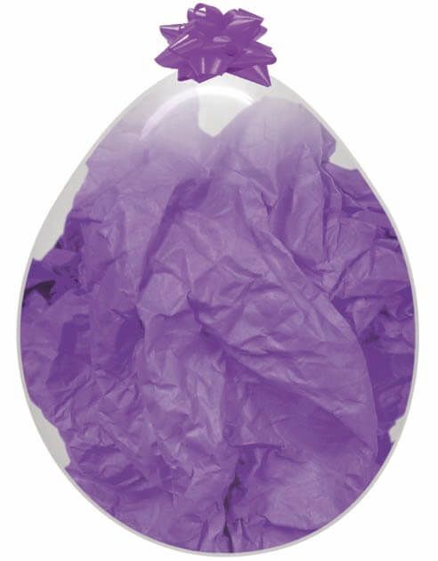 18" Crystal Clear Stuffing (25pcs) Sempertex Balloons