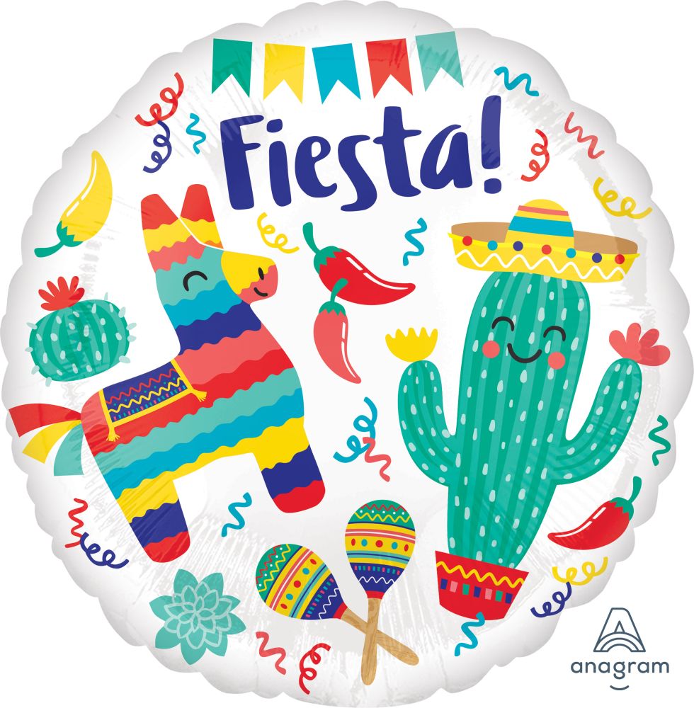 18" Fiesta Party Balloon