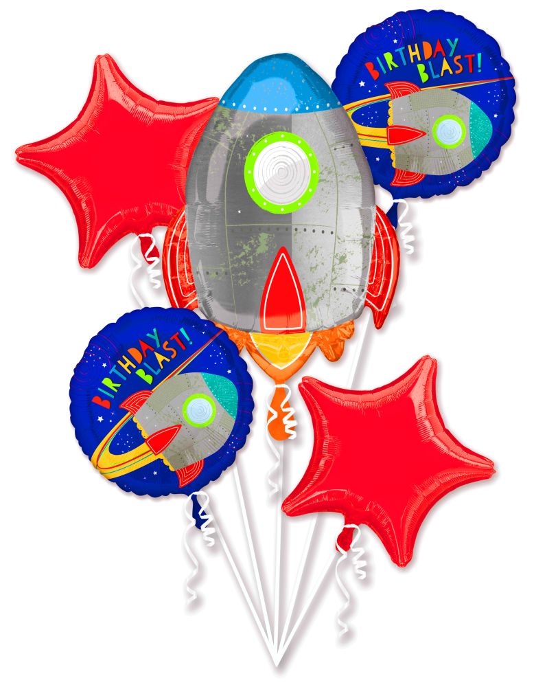 Balloon Bouquet Blast off Birthday