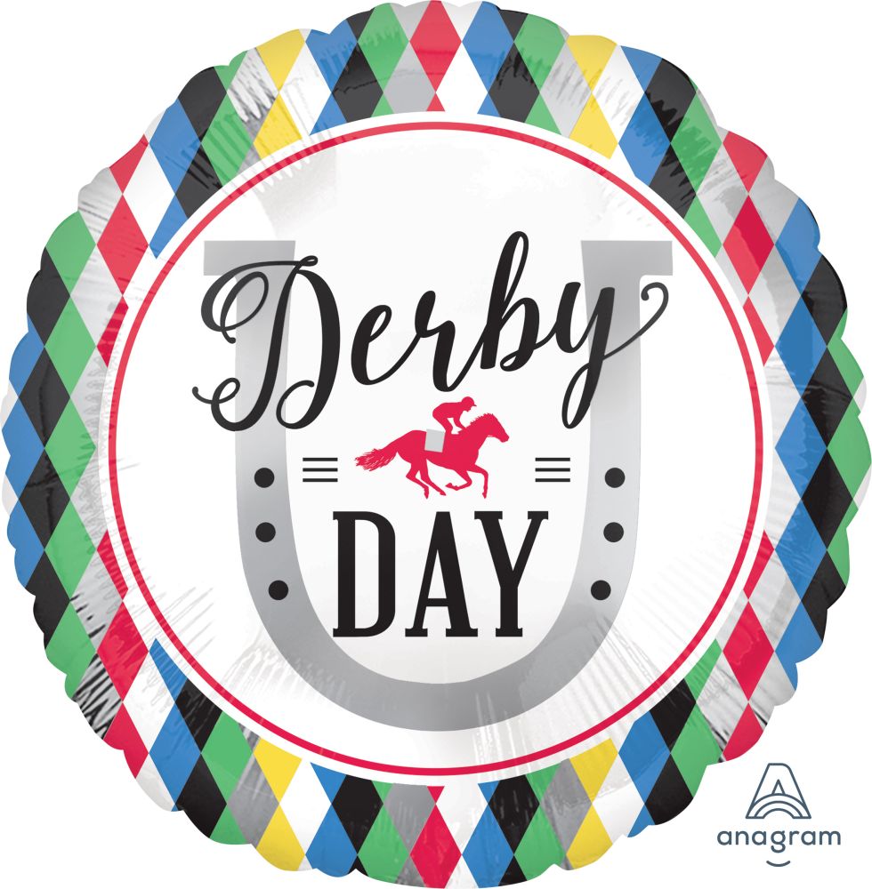 18" Derby Day Balloon