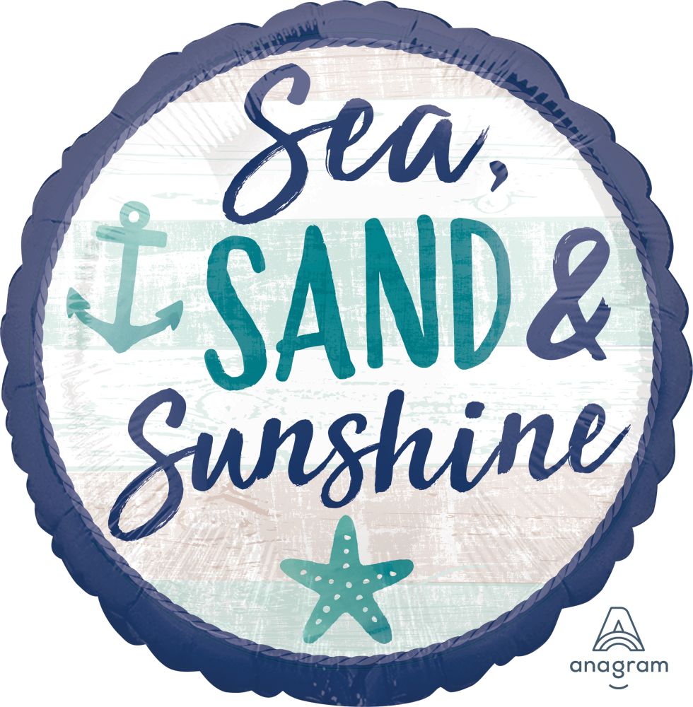 18" Sea, Sand & Sun Balloon