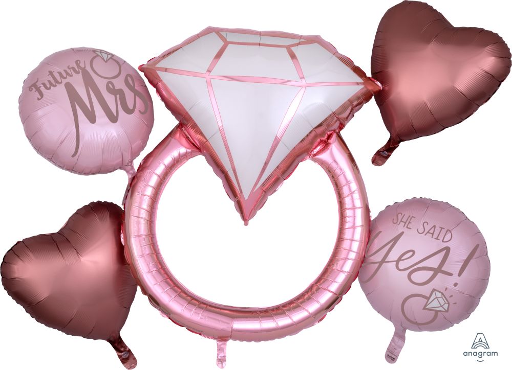 Balloon Bouquet Blush Wedding