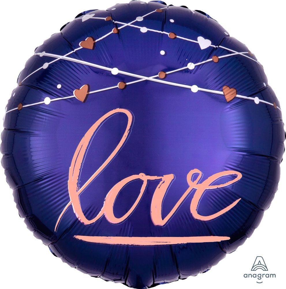18" Navy Wedding Balloon