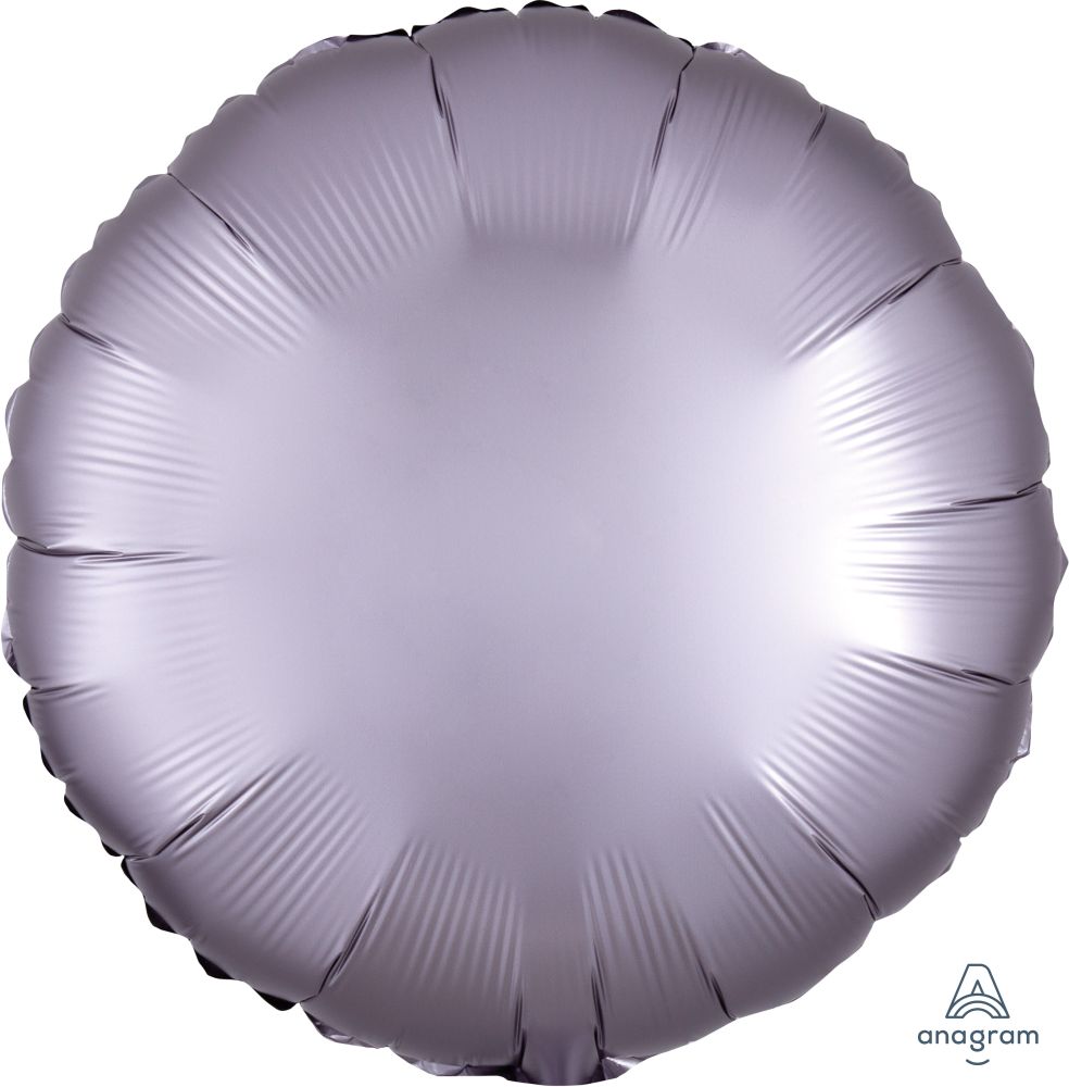 18" Satin Luxe Greige Circle Balloon
