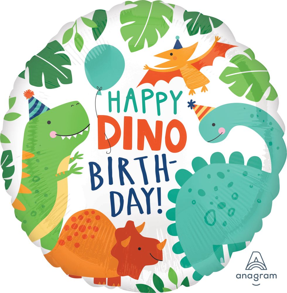 18" Dinomite Party Balloon