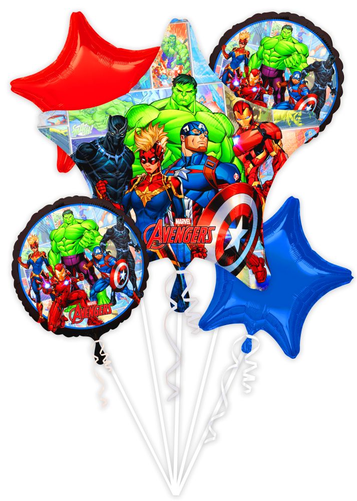 Balloon Bouquet Avengers Marvel Powers Unite