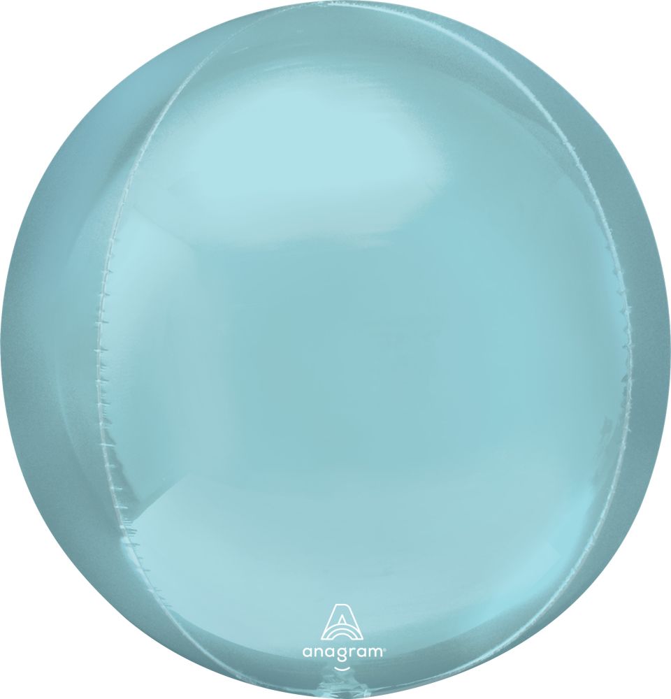 Orbz 21" Pastel Blue Balloon