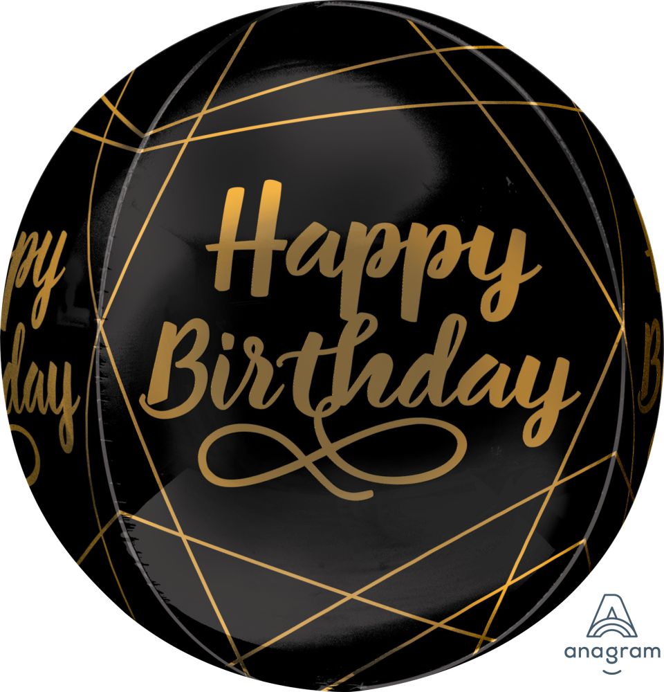 Orbz Elegant Birthday Balloon