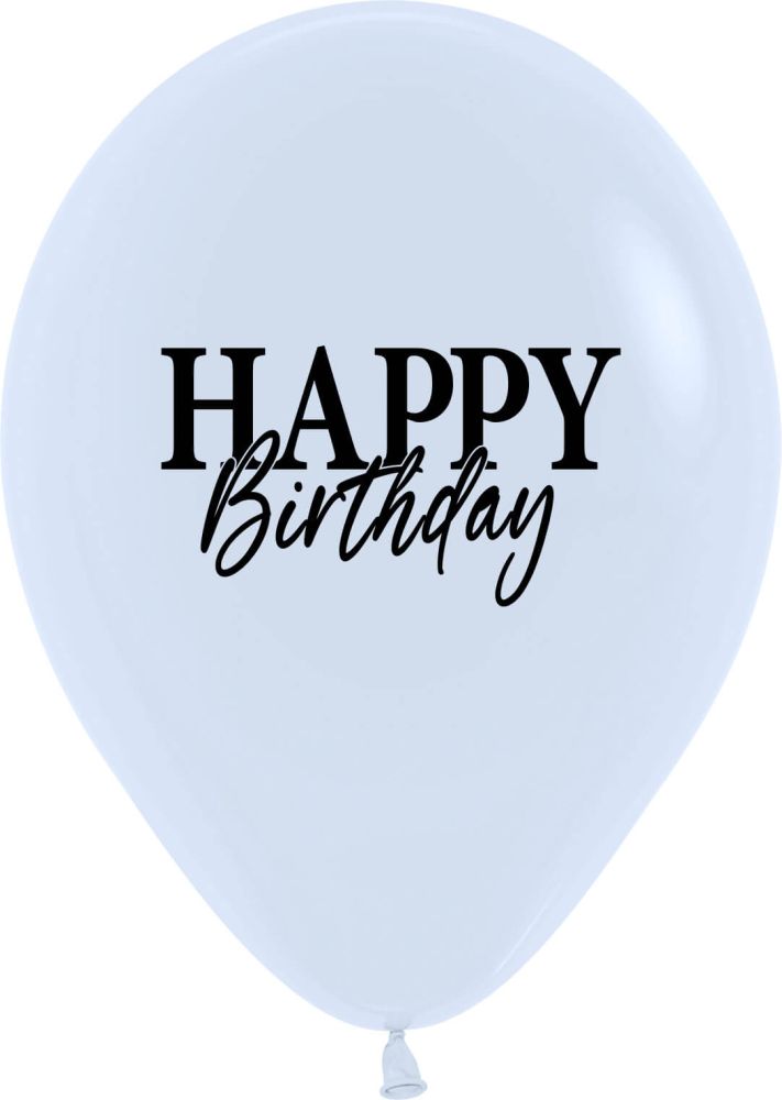 11" Simply Happy Birthday (50pcs) Balloons