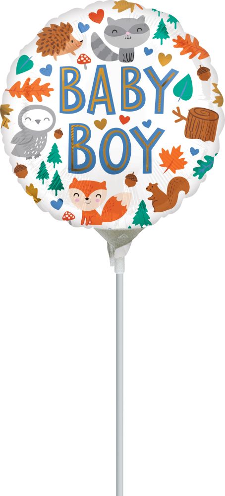 09" Baby Boy Woodland Fun Balloon
