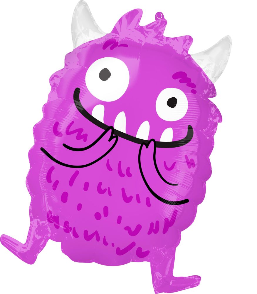 18" Shape Happy Little Monster Balloon