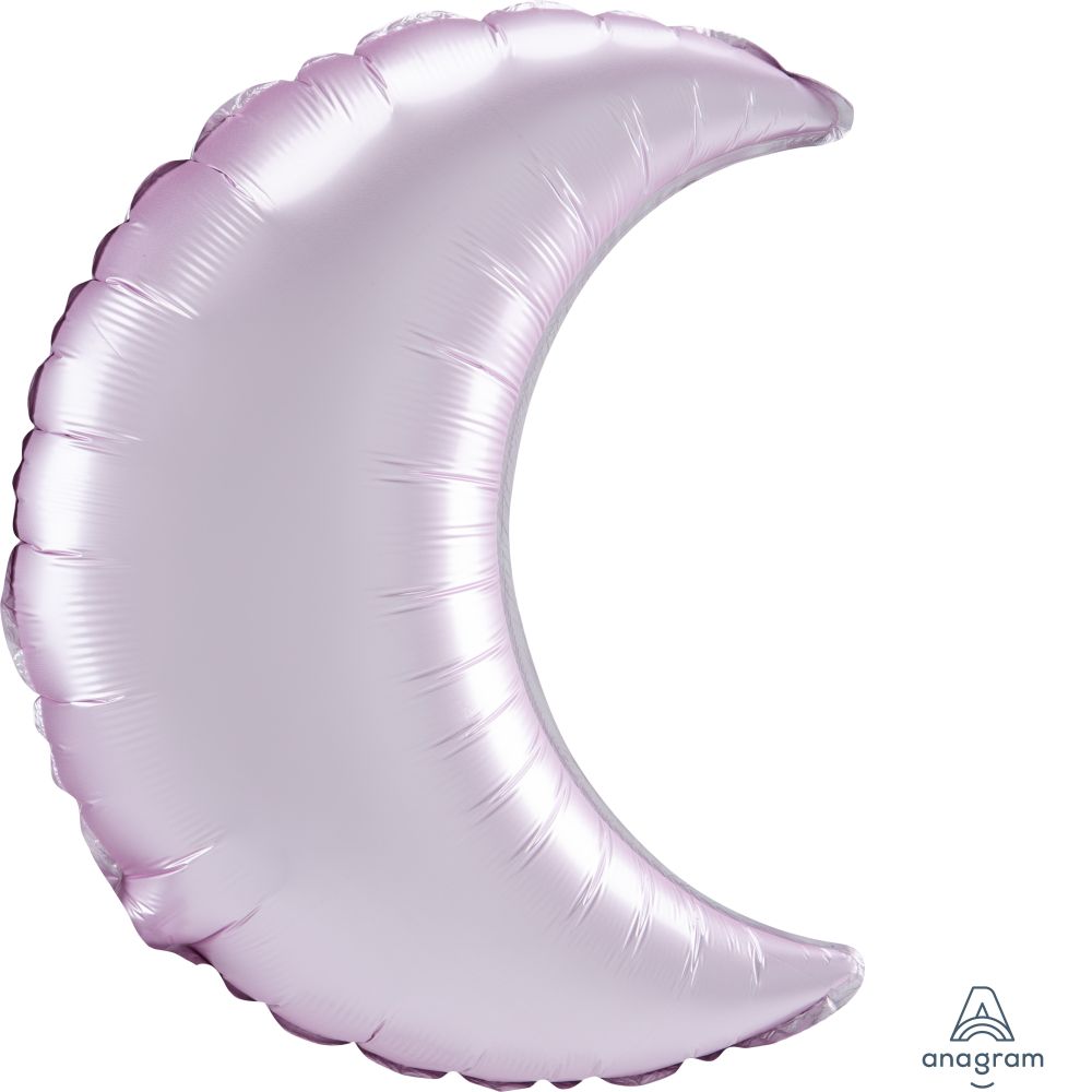 Crescent 26" Satin Pastel Pink Balloon