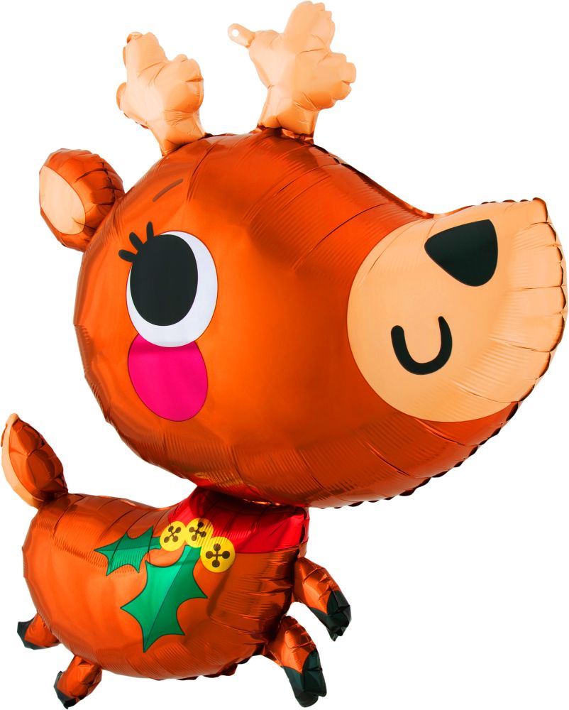 SuperShape Adorable Reindeer Balloon
