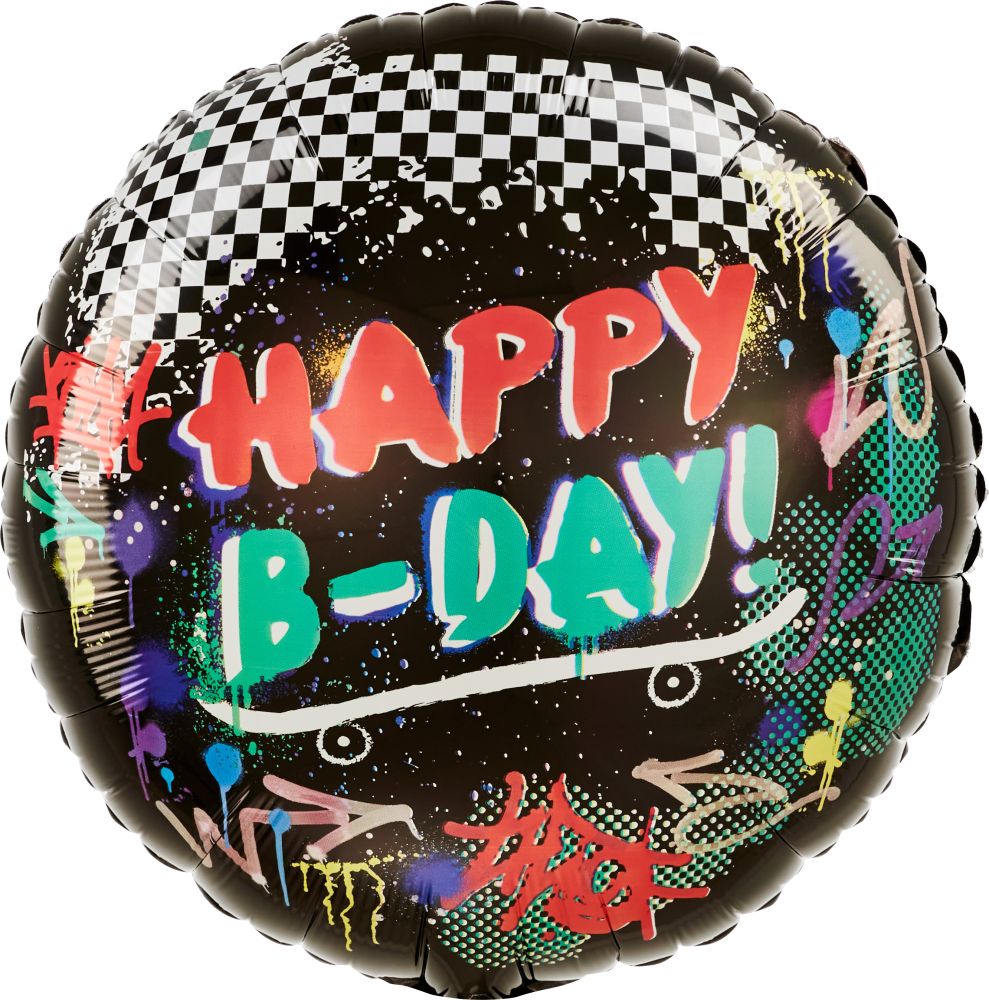 18" Skater Party Balloon