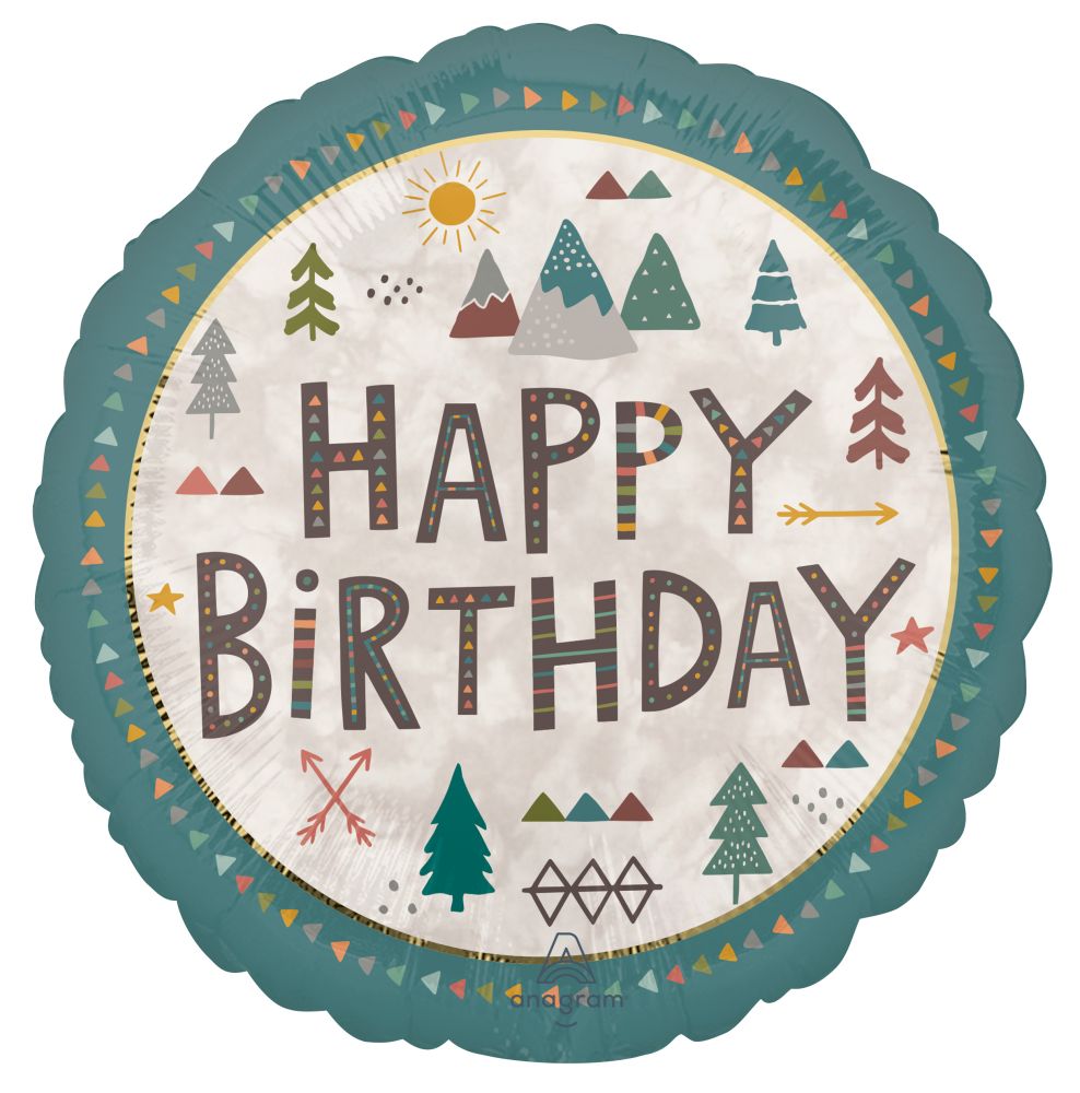 Jumbo Wilderness Birthday Balloon