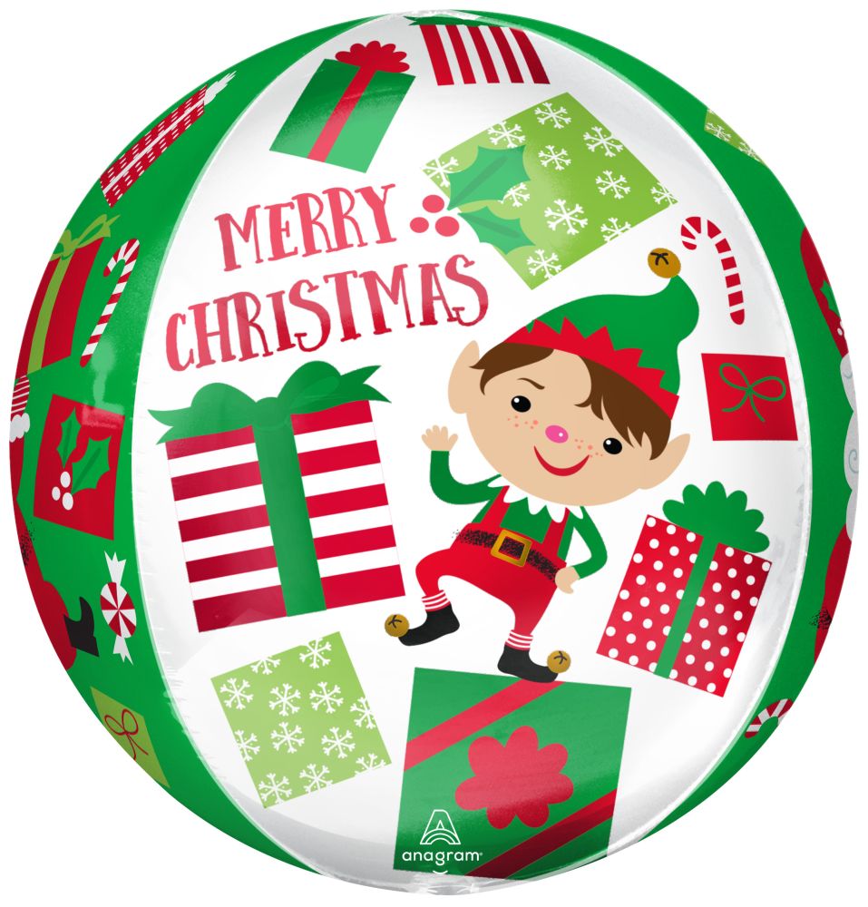Orbz Sabta and Elf Christmas Balloon