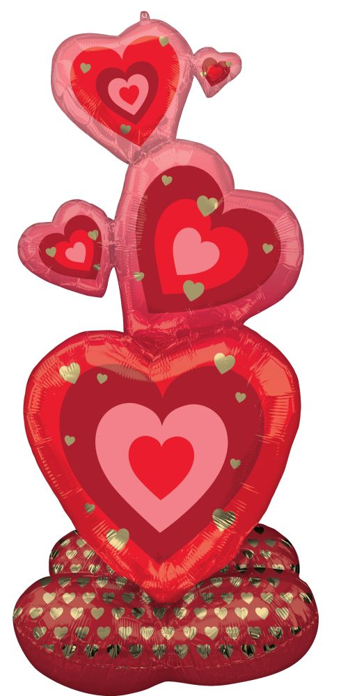 Airloonz Stacking Hearts Balloon