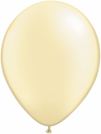11" Pastel Pearl Ivory (100pcs) Qualatex Balloons