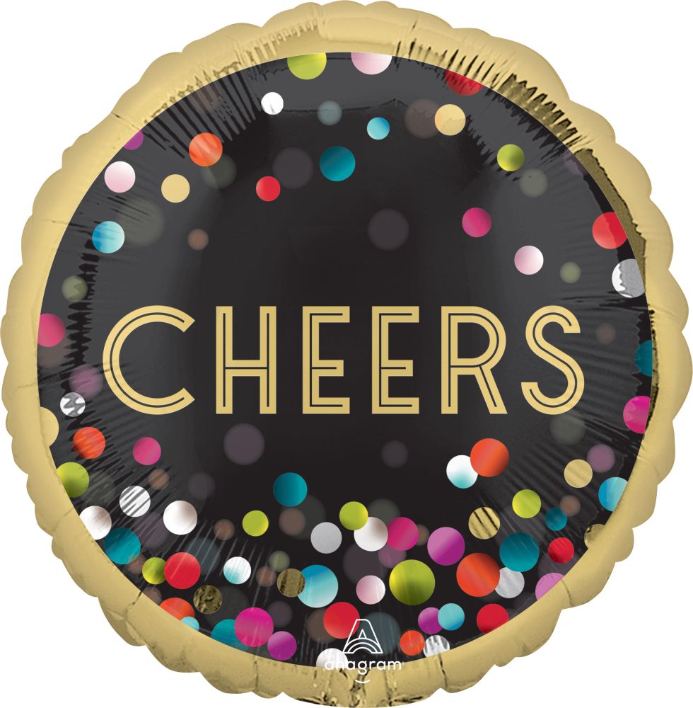 18" Colourful Confetti Balloon
