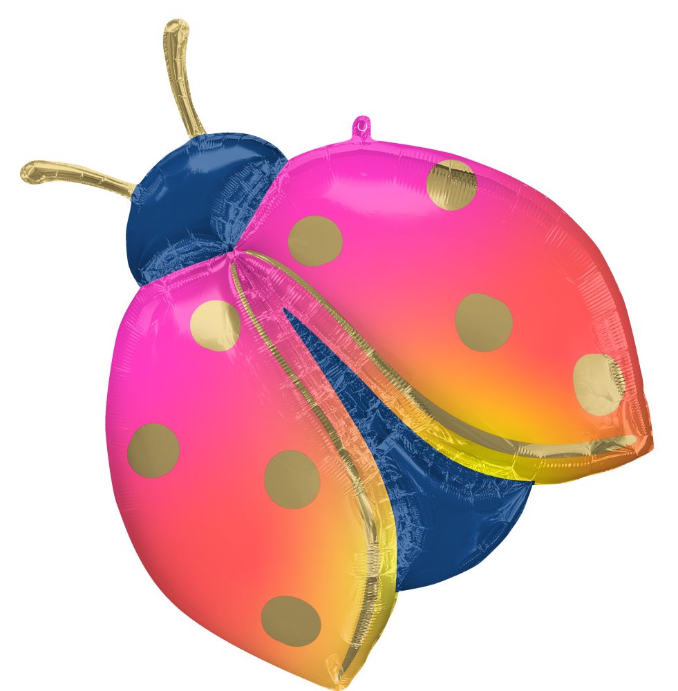 SuperShape Colorful Ladybug Balloon