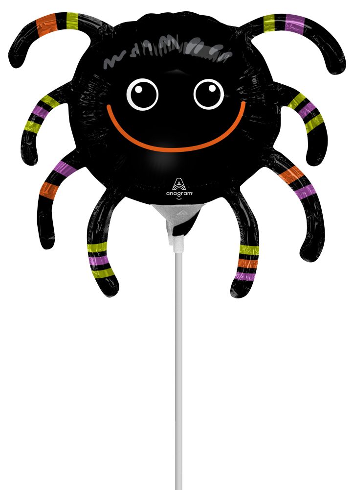 Mini Shape Smiley Spider Balloon