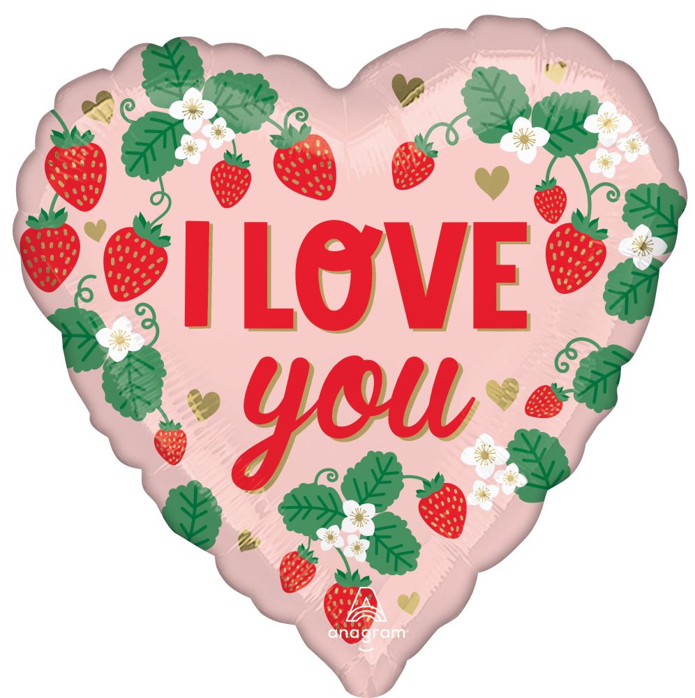 18" Love You Berry Much Balloon