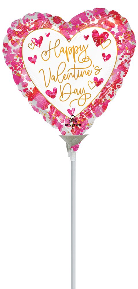 09" Heartful Valentines Day Balloon
